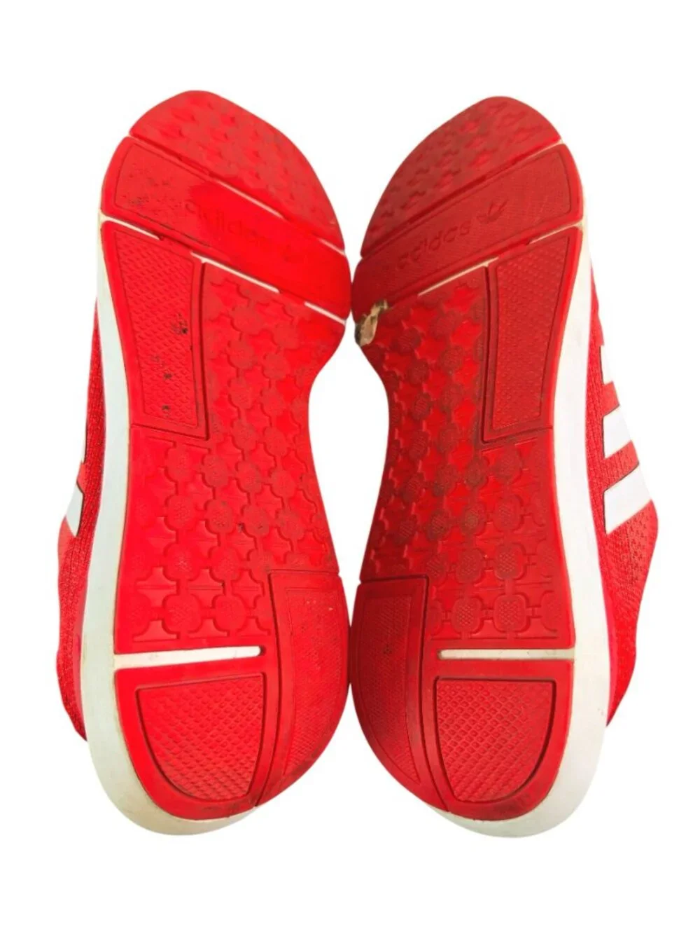 Adidas Swift Run 22 Sneakers Mens 10 Vivid Red White Mesh Lace Up Comfort Shoes